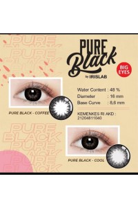 PUREBLACK Circle Coffee Black Renk Lens